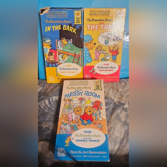 3 vintage berenstain bears vhs - Picture 1 of 3